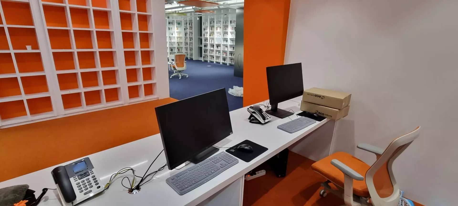 강남 도서관 랜공사 구축 사례